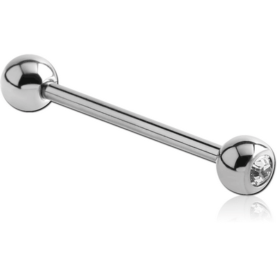 TITANIUM JEWELED BARBELL