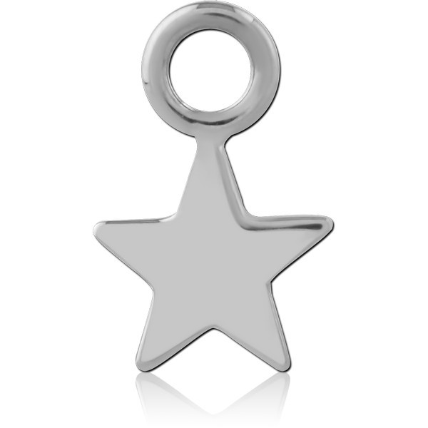 TITANIUM SLIDING CHARM FOR HINGED SEGMENT RING