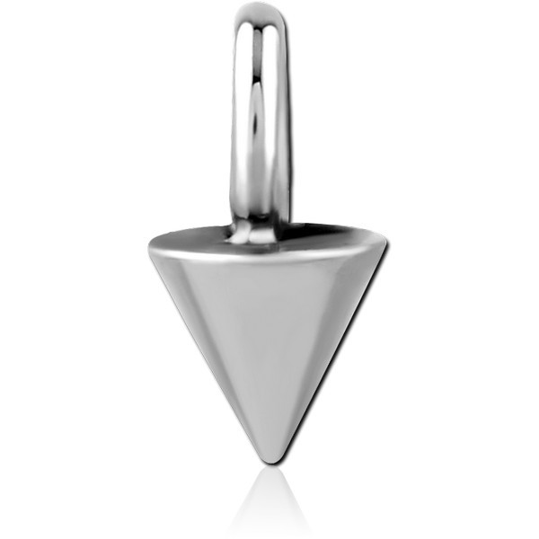TITANIUM SLIDING CHARM FOR HINGED SEGMENT RING