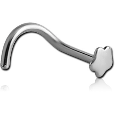 TITANIUM CURVED NOSE STUD