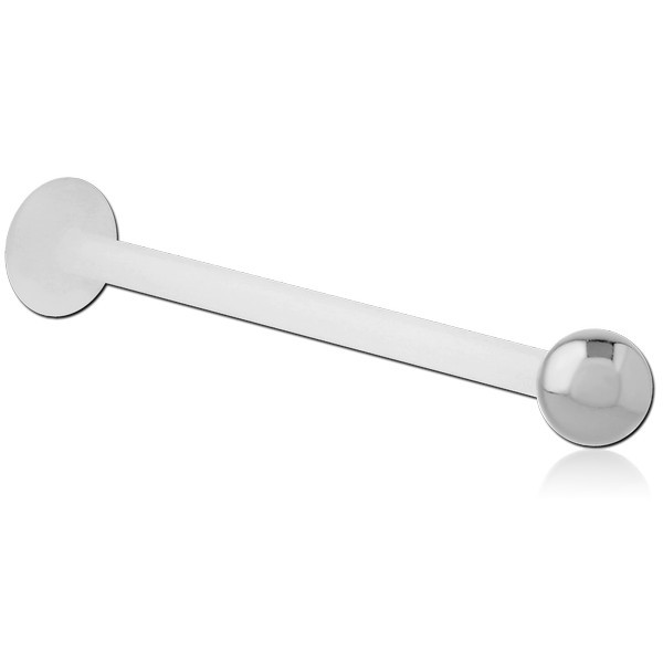 ANTIMICROBIAL BIOFLEX MICRO LABRET WITH TITANIUM BALL