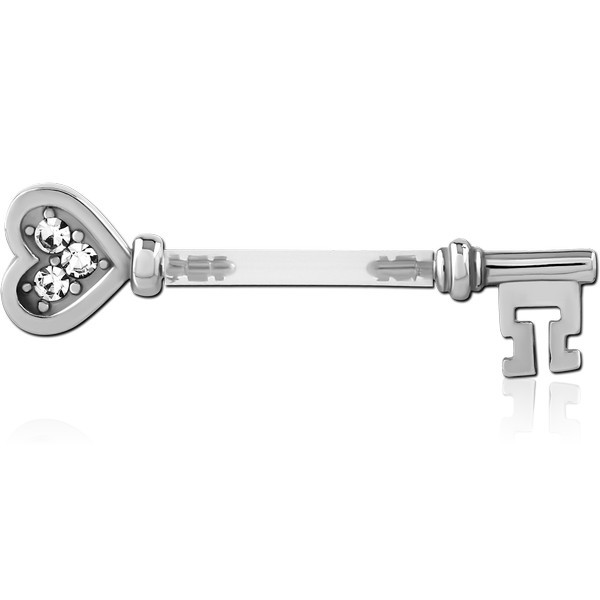 BIOFLEX PUSH FIT JEWELED NIPPLE BARBELL