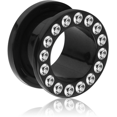 BIOFLEX JEWELED THREADED TUNNEL