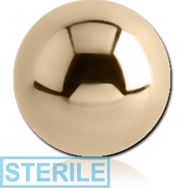 STERILE 14K GOLD BALL