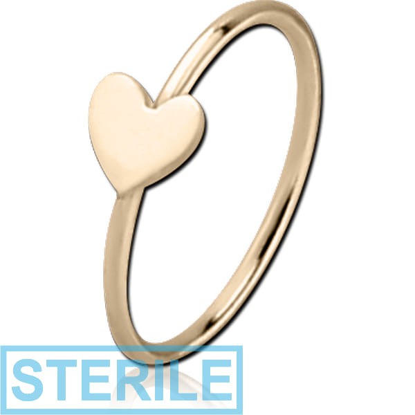STERILE 14K GOLD SEAMLESS RING