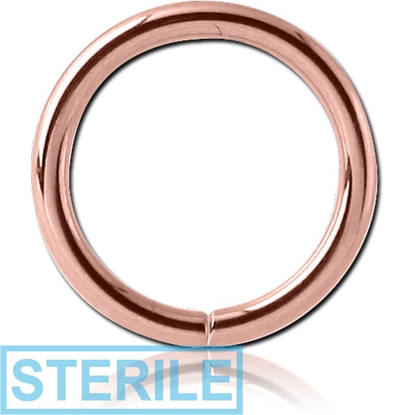 STERILE 14K ROSE GOLD SEAMLESS RING