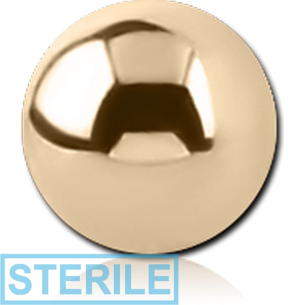STERILE 18K GOLD MICRO BALL