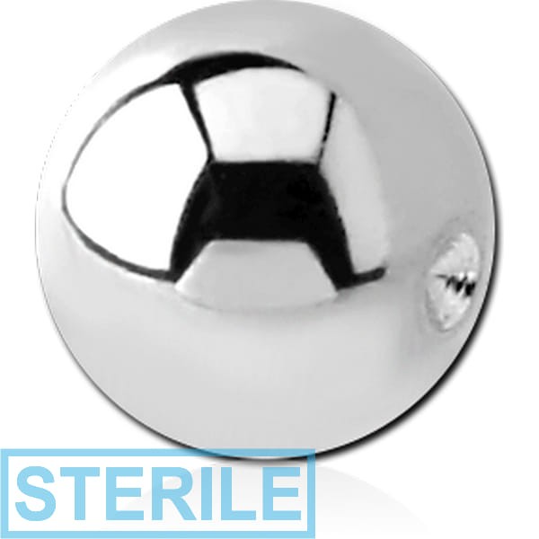 STERILE SURGICAL STEEL BALL FOR BALL CLOSURE RING BIG GAUGE