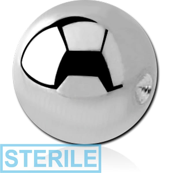 STERILE SURGICAL STEEL BALL FOR BALL CLOSURE RING