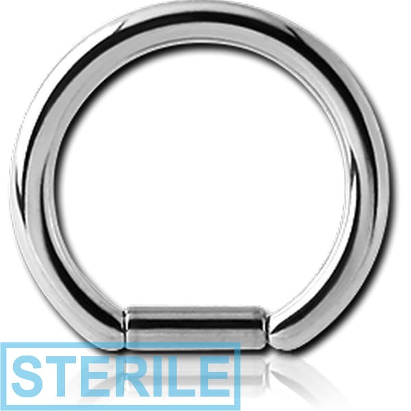 STERILE SURGICAL STEEL BAR CLOSURE RING