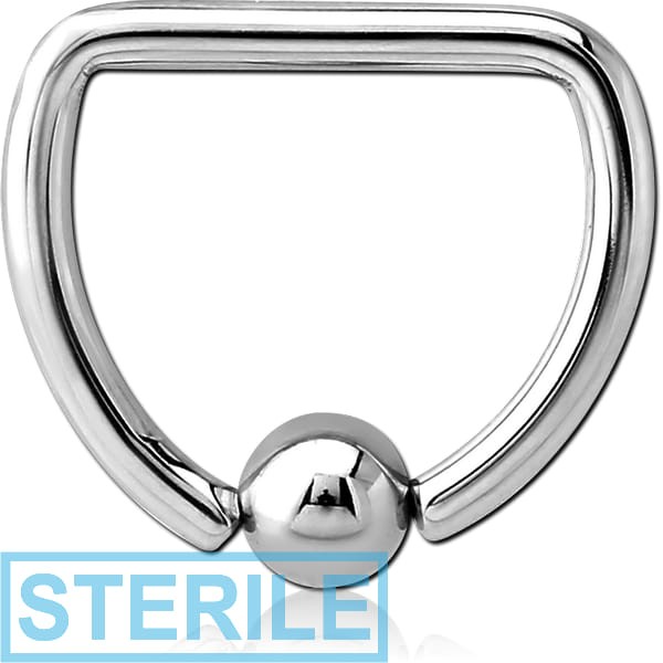 STERILE SURGICAL STEEL BALL CLOSURE D-RING