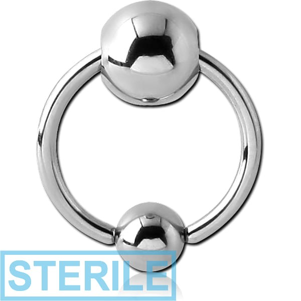 STERILE SURGICAL STEEL BALL CLOSURE RINGBELL