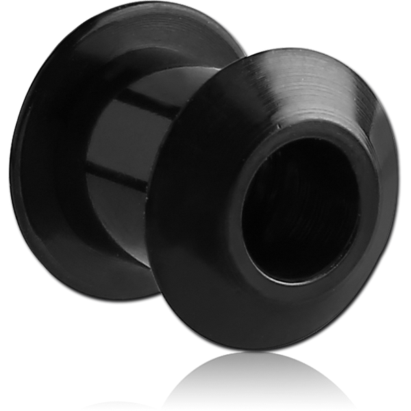 BLACK PVD COATED STAINLESS STEEL INTERNALLY THREADED ANGLED TUNNEL