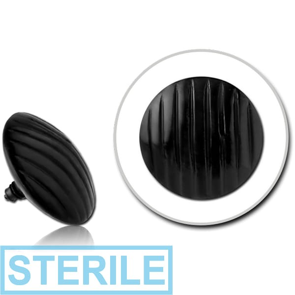 STERILE BLACK PVD COATED SURGICAL STEEL ATTACHMENT FOR 1.6MM INTERNALLY THREADED PINS