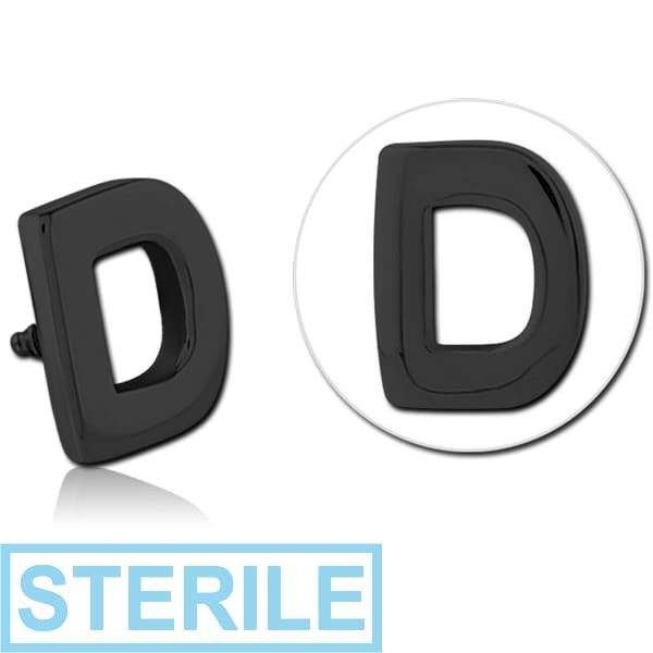 STERILE BLACK PVD COATED SURGICAL STEEL ATTACHMENT FOR 1.6MM INTERNALLY THREADED PINS - D