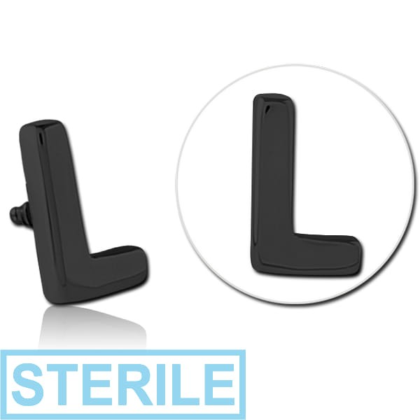 STERILE BLACK PVD COATED SURGICAL STEEL ATTACHMENT FOR 1.6MM INTERNALLY THREADED PINS - L