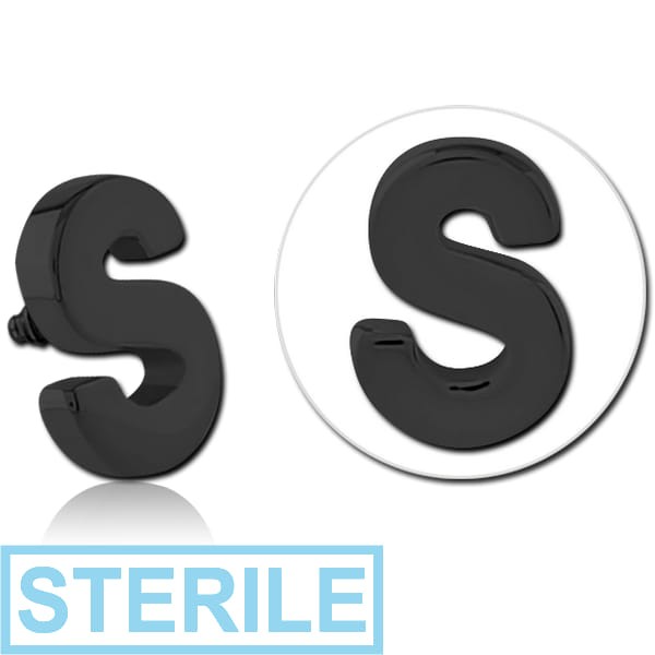 STERILE BLACK PVD COATED SURGICAL STEEL ATTACHMENT FOR 1.6MM INTERNALLY THREADED PINS - S
