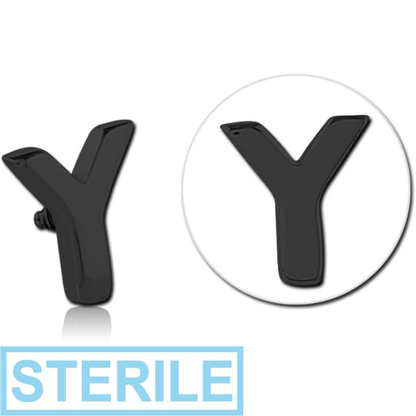 STERILE BLACK PVD COATED SURGICAL STEEL ATTACHMENT FOR 1.6MM INTERNALLY THREADED PINS - Y