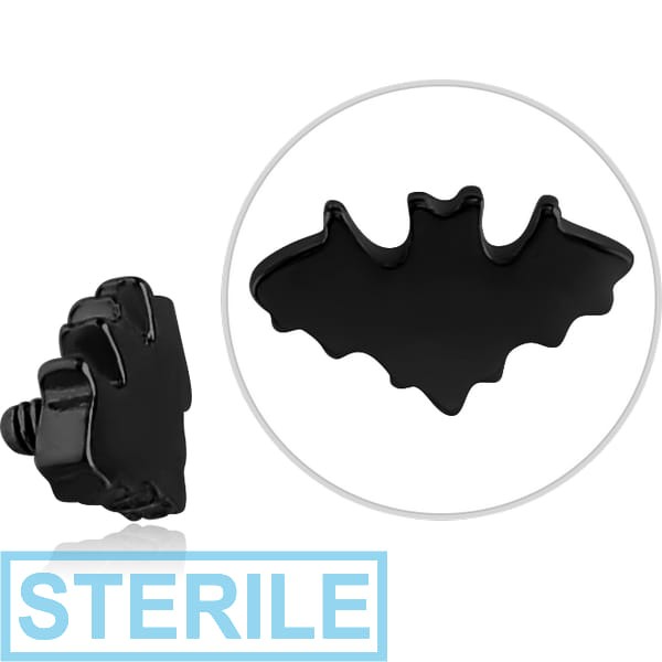 STERILE BLACK PVD COATED SURGICAL STEEL ATTACHMENT FOR 1.6MM INTERNALLY THREADED PINS - BAT