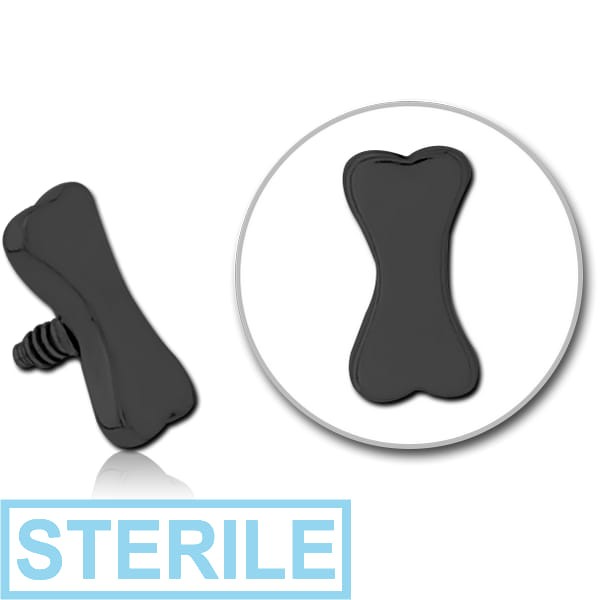 STERILE BLACK PVD COATED SURGICAL STEEL MICRO ATTACHMENT FOR 1.2MM INTERNALLY THREADED PINS - BONE