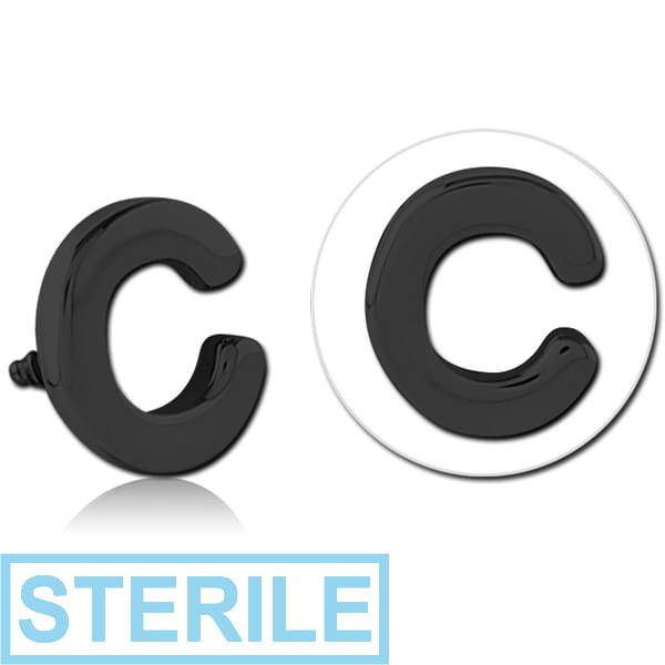 STERILE BLACK PVD COATED SURGICAL STEEL MICRO ATTACHMENT FOR 1.2MM INTERNALLY THREADED PINS - C