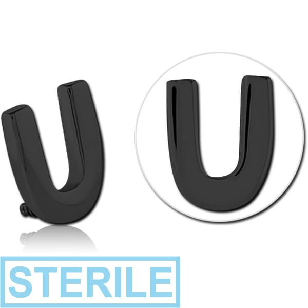 STERILE BLACK PVD COATED SURGICAL STEEL MICRO ATTACHMENT FOR 1.2MM INTERNALLY THREADED PINS - U