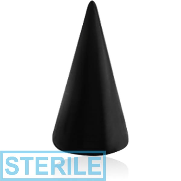 STERILE BLACK PVD COATED SURGICAL STEEL LONG CONE