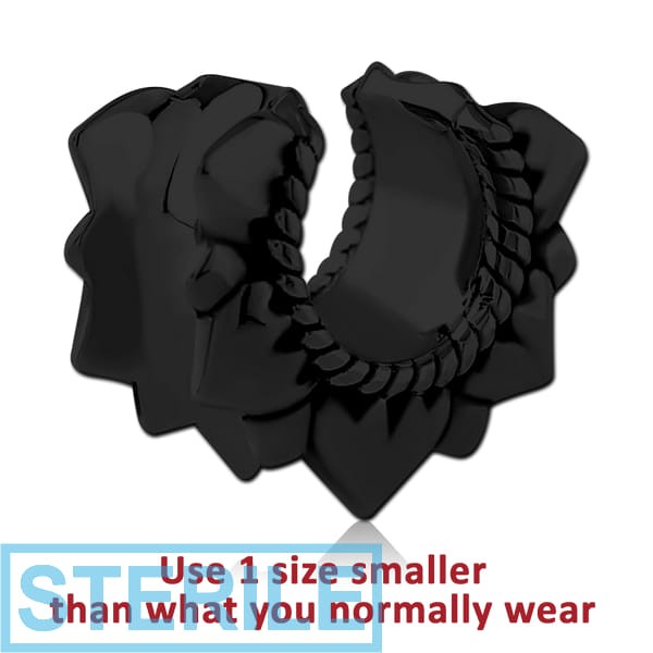 STERILE BLACK PVD COATED SURGICAL STEEL HALF TUNNEL