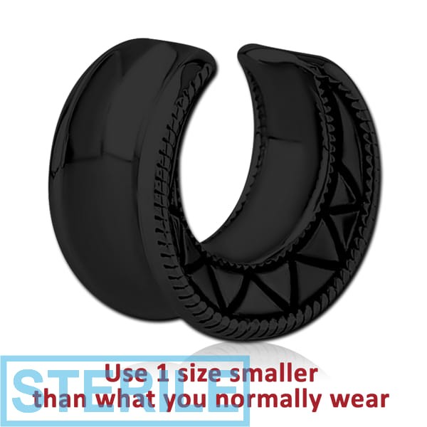 STERILE BLACK PVD COATED SURGICAL STEEL HALF TUNNEL
