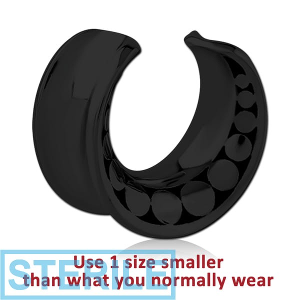 STERILE BLACK PVD COATED SURGICAL STEEL HALF TUNNEL