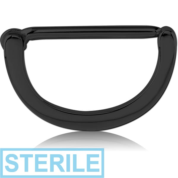 STERILE BLACK PVD COATED SURGICAL STEEL NIPPLE CLICKER