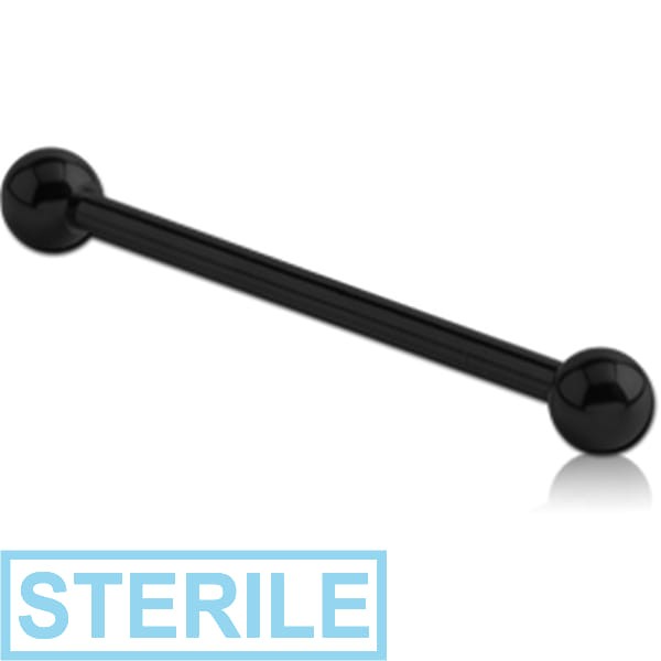 STERILE BLACK PVD COATED TITANIUM MICRO BARBELL