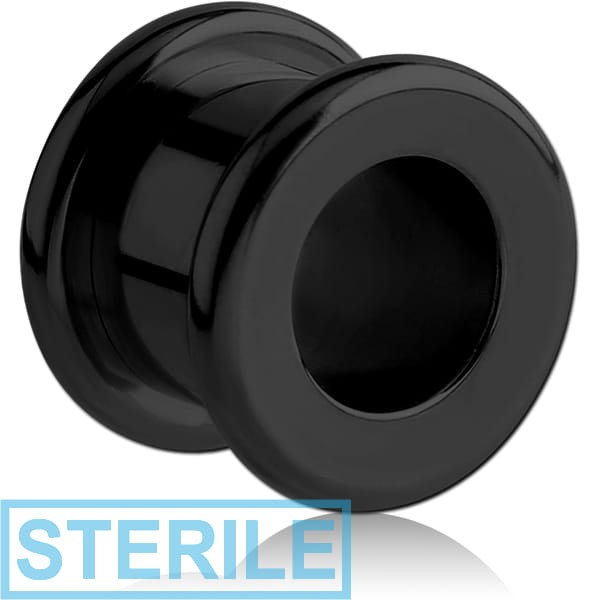 STERILE BLACK PVD COATED TITANIUM ROUND EDGE TUNNEL