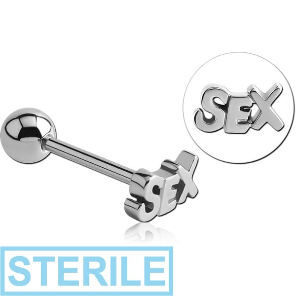 STERILE SURGICAL STEEL BARBELL - SEX