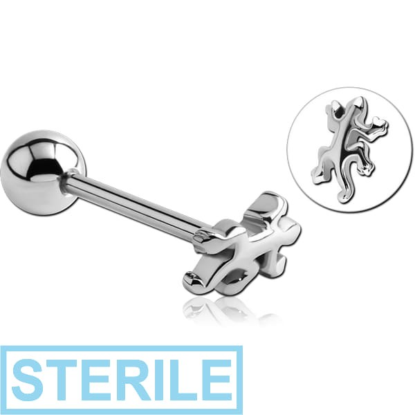 STERILE SURGICAL STEEL BARBELL - SALAMANDER