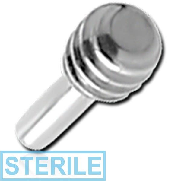 STERILE SURGICAL STEEL PUSH FIT CONVERTER FOR BIOFLEX INTERNAL LABRET