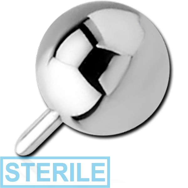 STERILE SURGICAL STEEL PUSH FIT BALL FOR BIOFLEX INTERNAL LABRET