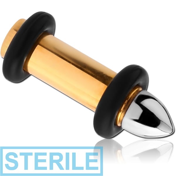 STERILE SURGICAL STEEL BULLET INTERNALLY THREADED PLUG