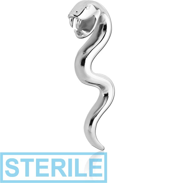 STERILE SURGICAL STEEL CLAW - SNAKE WITH FANGS