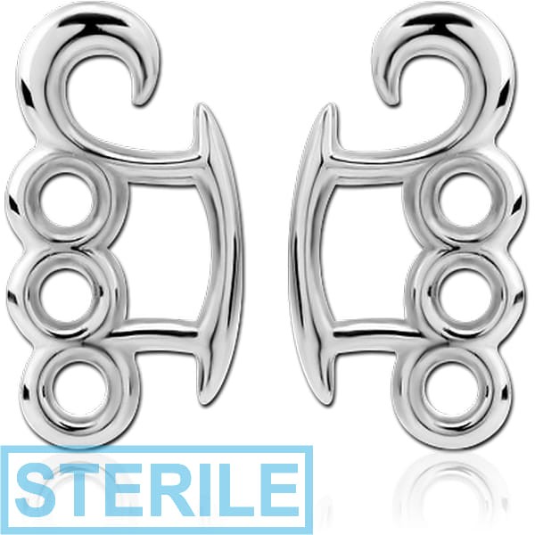 STERILE SURGICAL STEEL CLAW - BRASS KNUCKLES