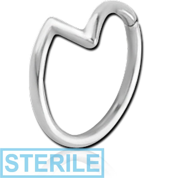 STERILE SURGICAL STEEL SEAMLESS RING