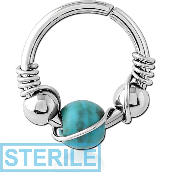 STERILE SURGICAL STEEL SEAMLESS RING