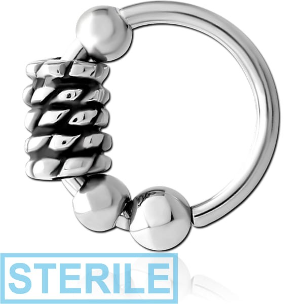 STERILE SURGICAL STEEL SEAMLESS RING