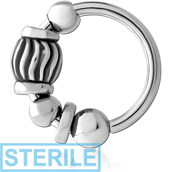 STERILE SURGICAL STEEL SEAMLESS RING
