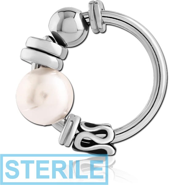 STERILE SURGICAL STEEL SEAMLESS RING