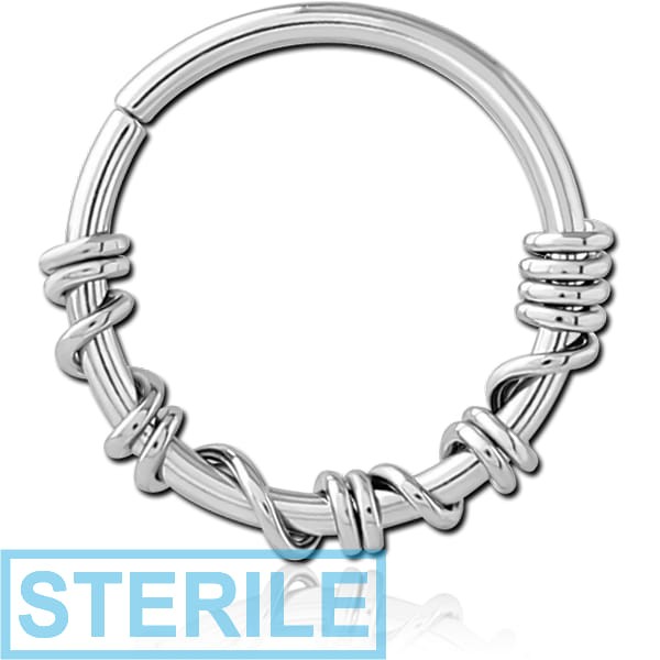 STERILE SURGICAL STEEL SEAMLESS RING