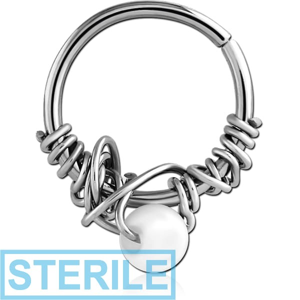 STERILE SURGICAL STEEL SEAMLESS RING