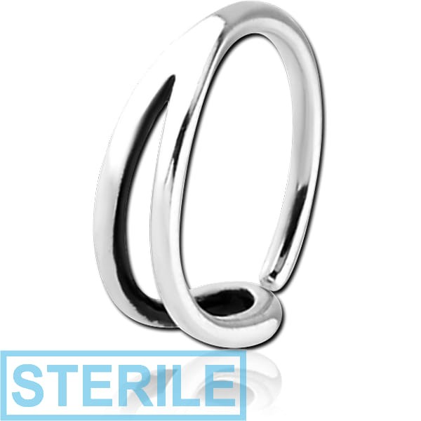 STERILE SURGICAL STEEL SEAMLESS RING