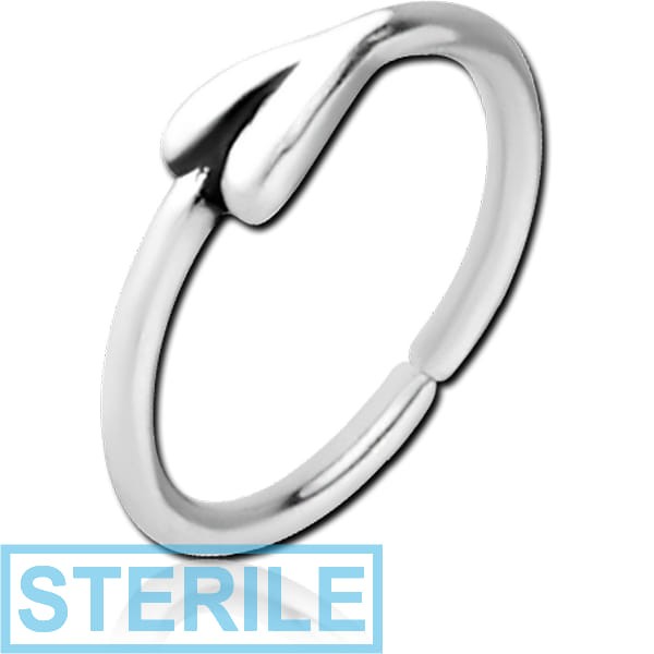 STERILE SURGICAL STEEL SEAMLESS RING