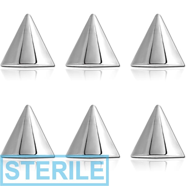 PACK OF 6 STERILE SURGICAL STEEL CONES